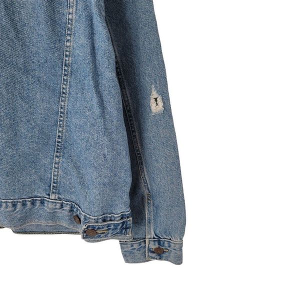 Levis Jean Jacket New Ex Boyfriend Trucker Distressed - Picture 4 of 8